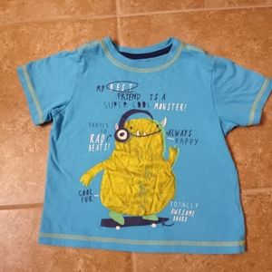 Toddler Boy's Short Sleeve Monster Shirt Sz.3T